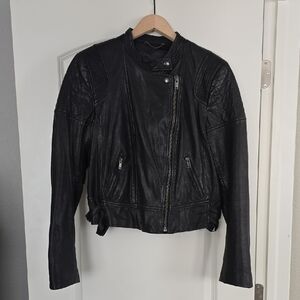 Banana Republic Black Leather Jacket